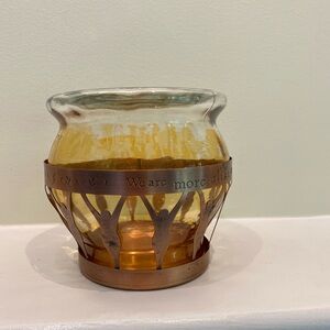 Y2K Maya Angelou Candle Holder Hallmark Life Mosaic Candle Holder 5”